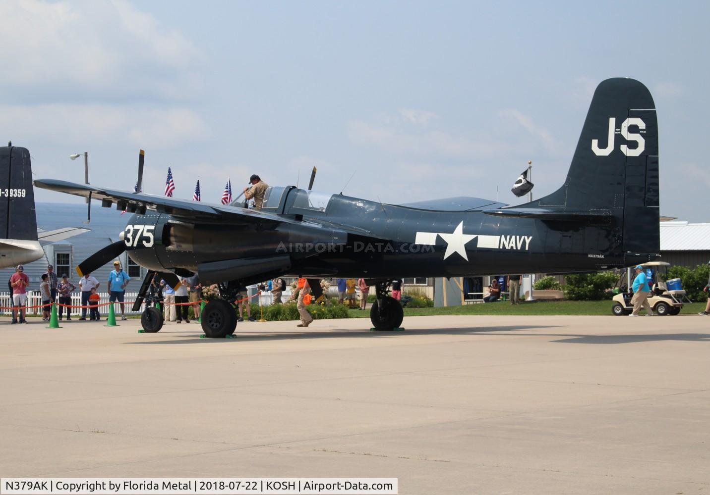 N379AK, Grumman F7F-3N Tigercat C/N 80375, OSH 2018