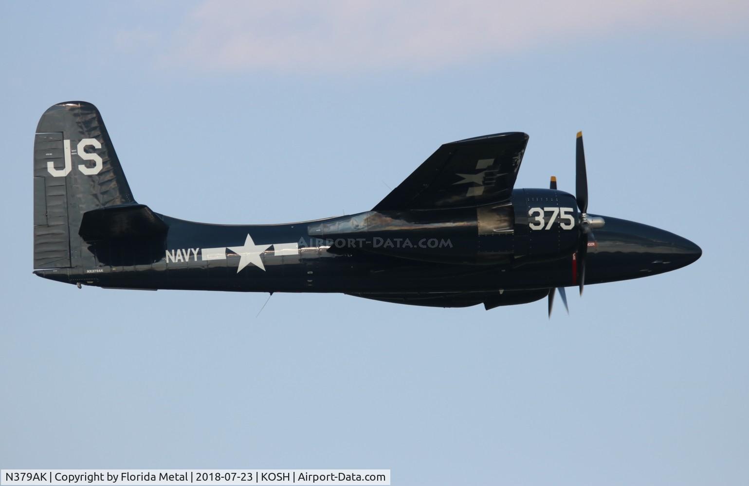 N379AK, Grumman F7F-3N Tigercat C/N 80375, OSH 2018