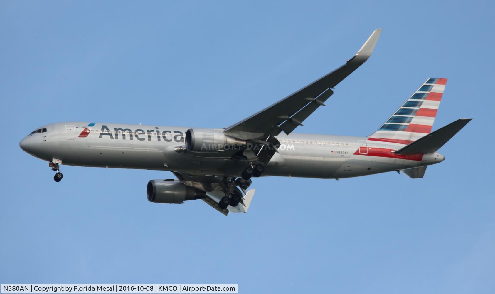 N380AN, 1993 Boeing 767-323 C/N 25449, MCO 2016