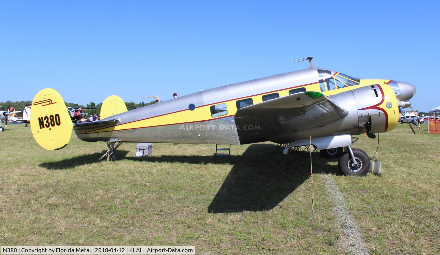 N380, 1955 Beech E18S C/N BA-42, SNF 2018
