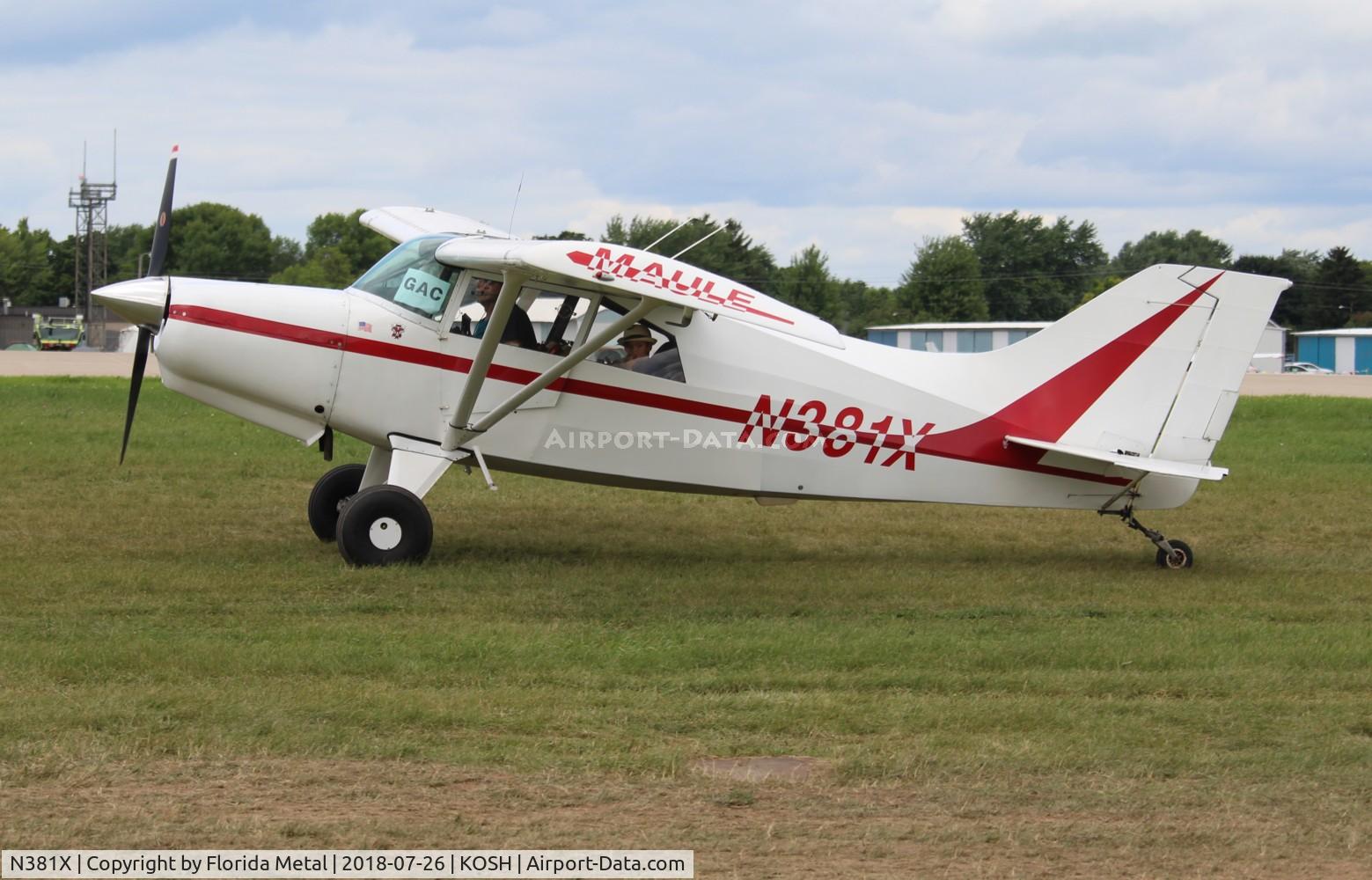 N381X, 1976 Maule M-5-235C Lunar Rocket C/N 7019C, OSH 2018