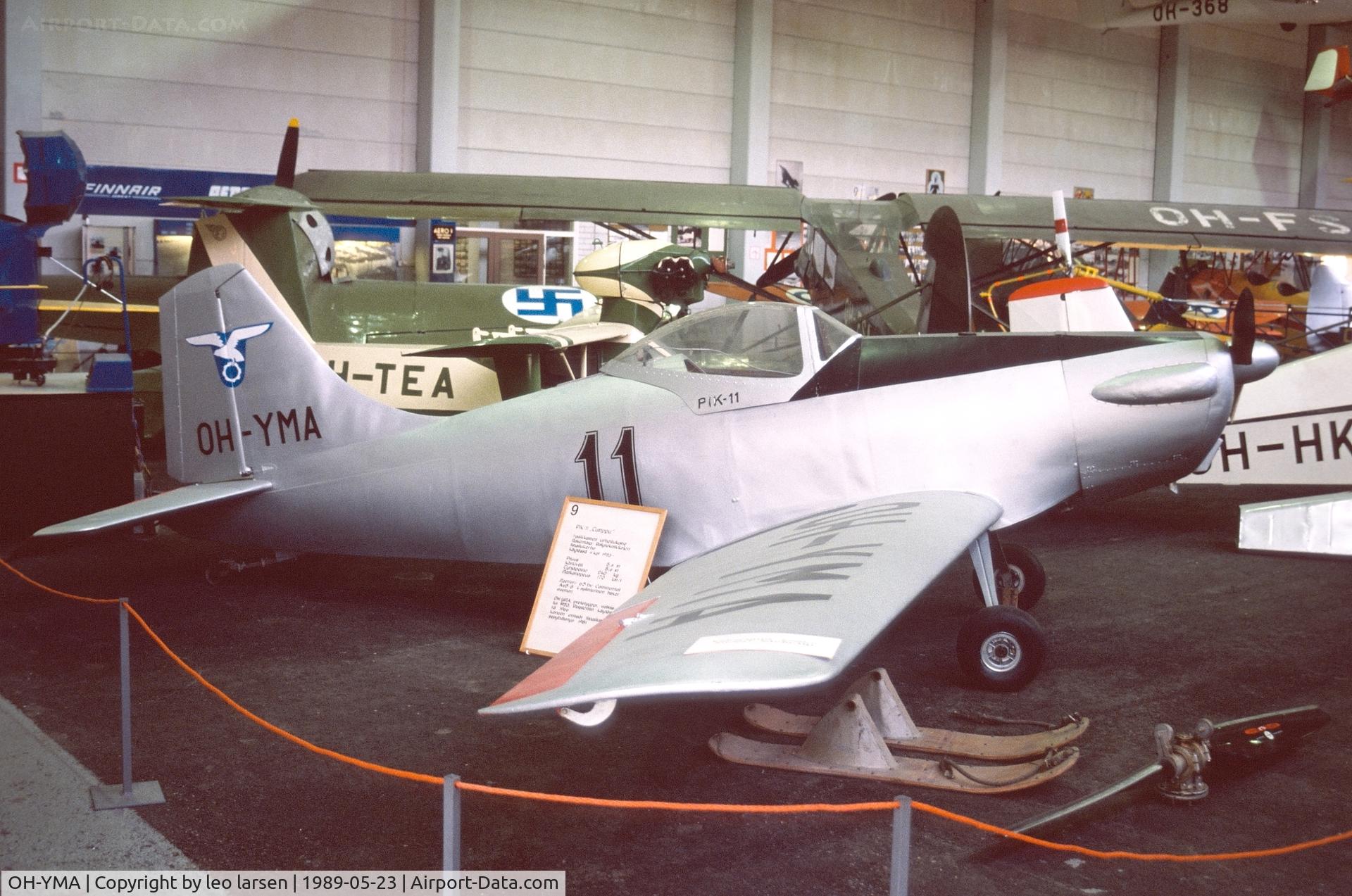 OH-YMA, 1953 Polyteknikkojen Ilmailukerho PIK-11 Tumppu C/N 1, Finlands Flygmuseum Helsinki Vanda