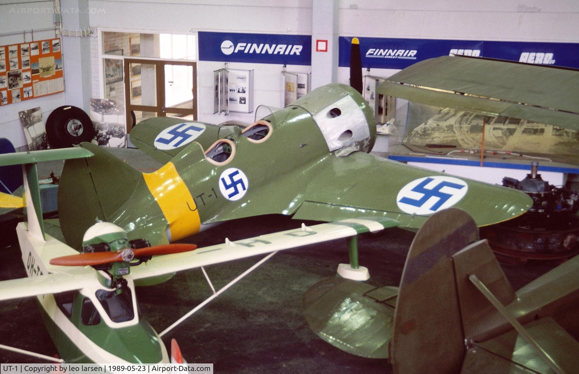 UT-1, Polikarpov I-16 UTI-4 C/N Not found UT-1, Finlands Flygmuseum 23.5.89