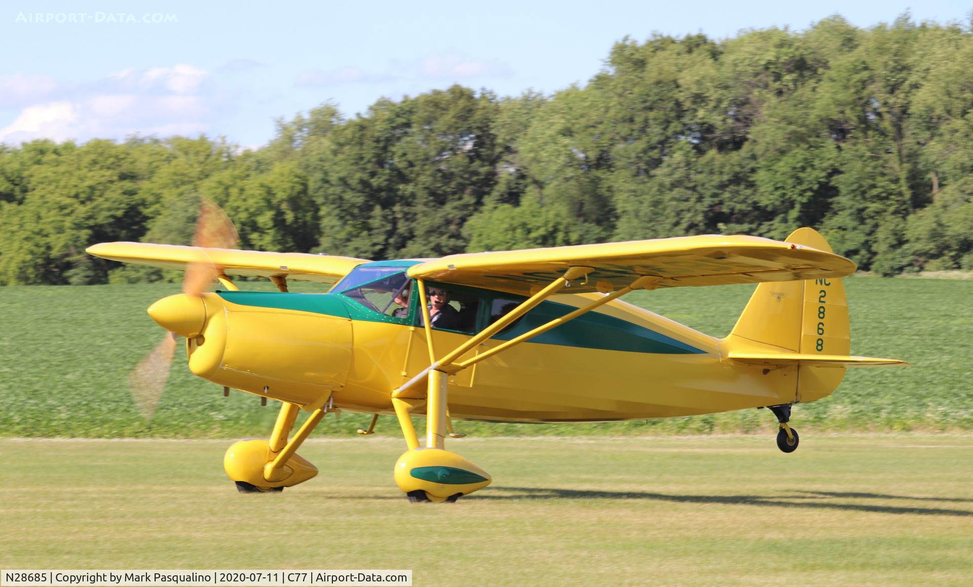 N28685, 1940 Fairchild 24W-40 C/N W40-168, Fairchild 24W-40