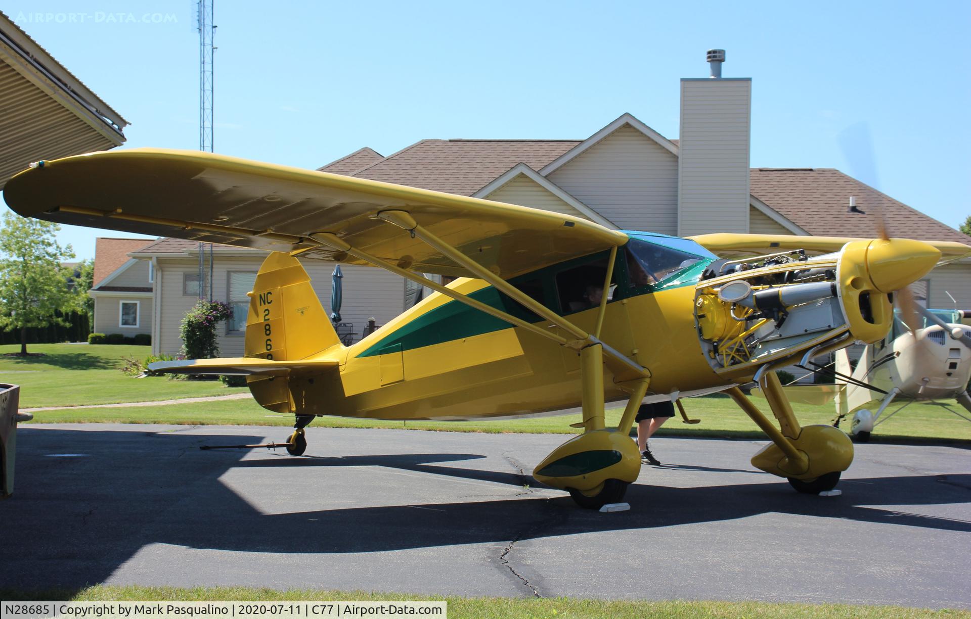 N28685, 1940 Fairchild 24W-40 C/N W40-168, Fairchild 24W-40