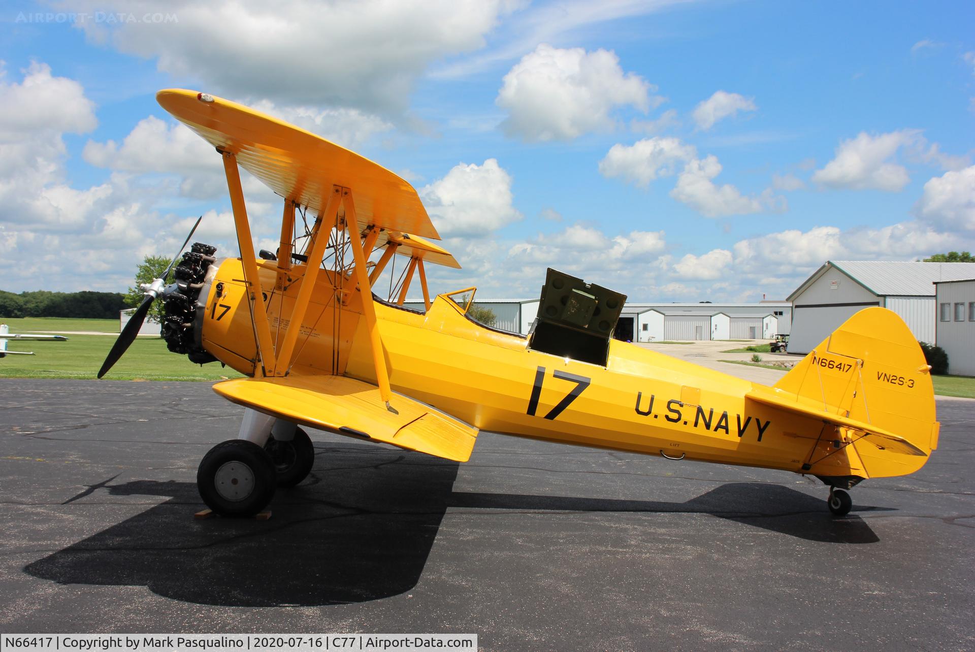 N66417, 1942 Boeing B75N1 C/N 75-6826, Stearman