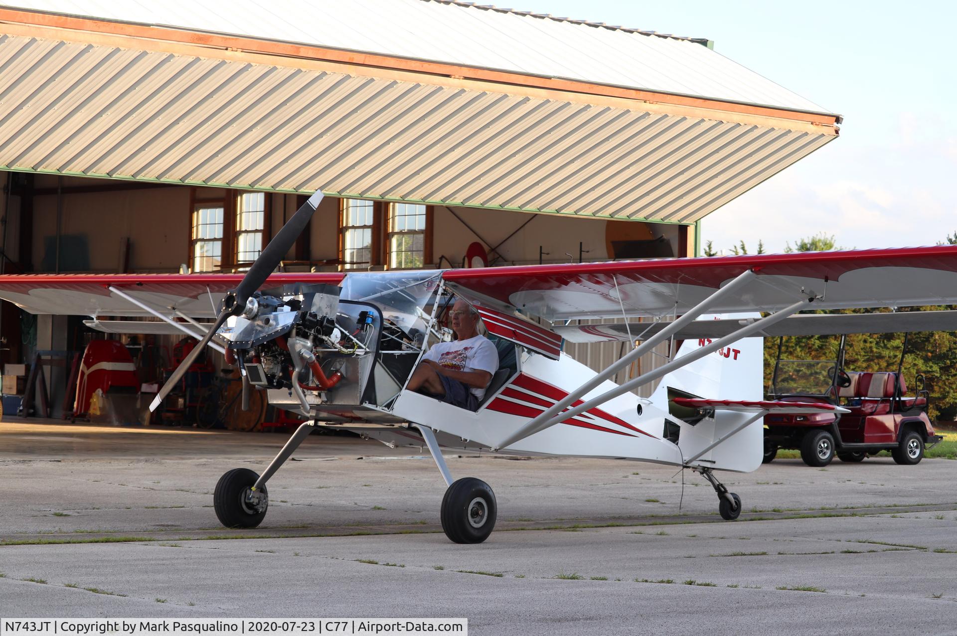 N743JT, 1998 Skystar Kitfox Series 5 C/N S9501-0091, Kitfox Series 5 Continental C-90 installation