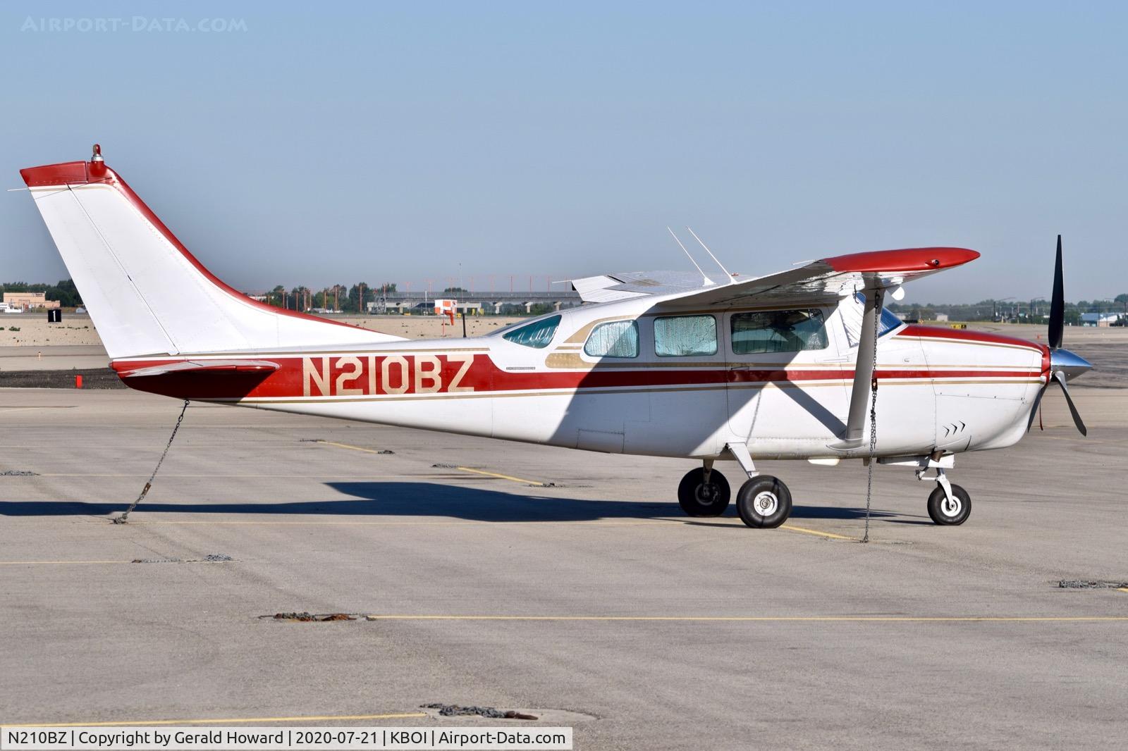 N210BZ, 1965 Cessna 210E Centurion C/N 21058628, Parked on the north GA ramp.