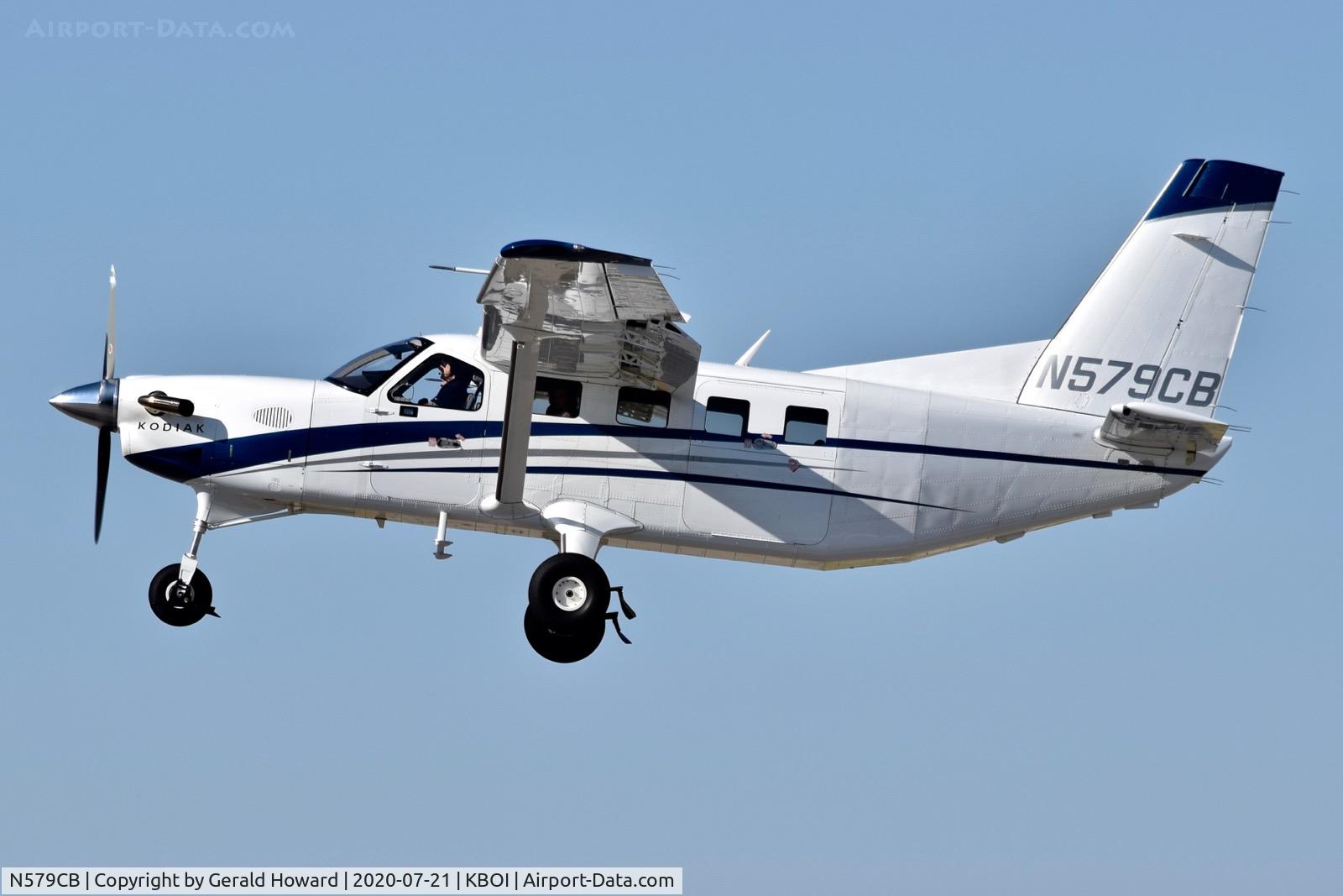N579CB, 2014 Quest Kodiak 100 C/N 100-0122, Climb out from 10L.