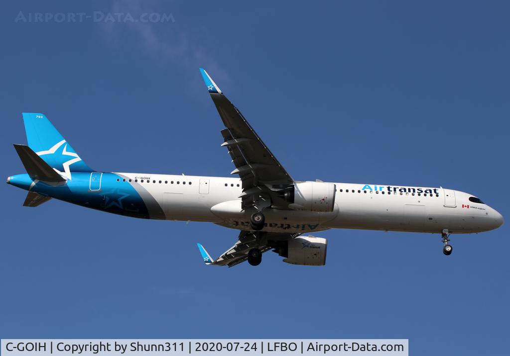 C-GOIH, 2019 Airbus A321-271NX C/N 9198, Landing rwy 32L