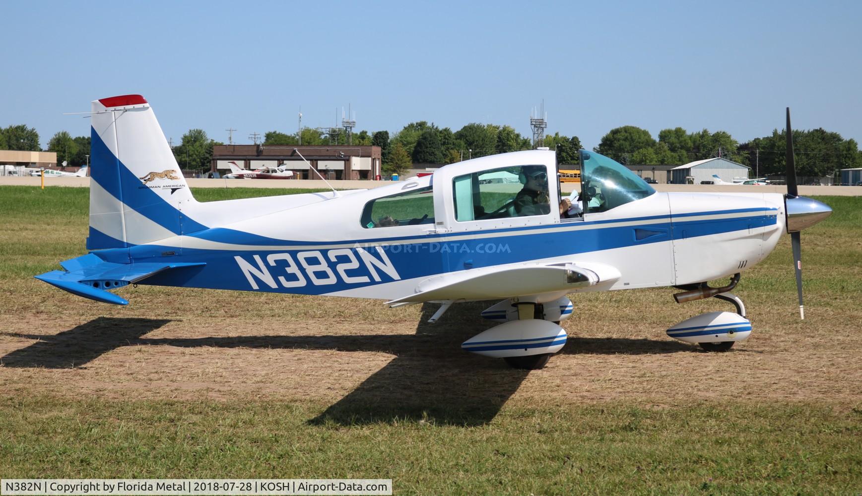 N382N, 1977 Grumman American AA-5A Cheetah C/N AA5A0519, OSH 2018