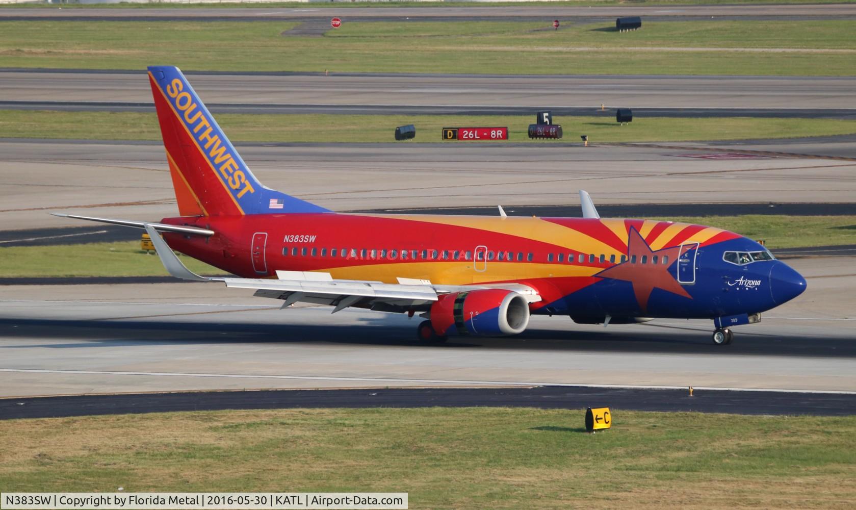 N383SW, 1994 Boeing 737-3H4 C/N 26589, ATL 2016
