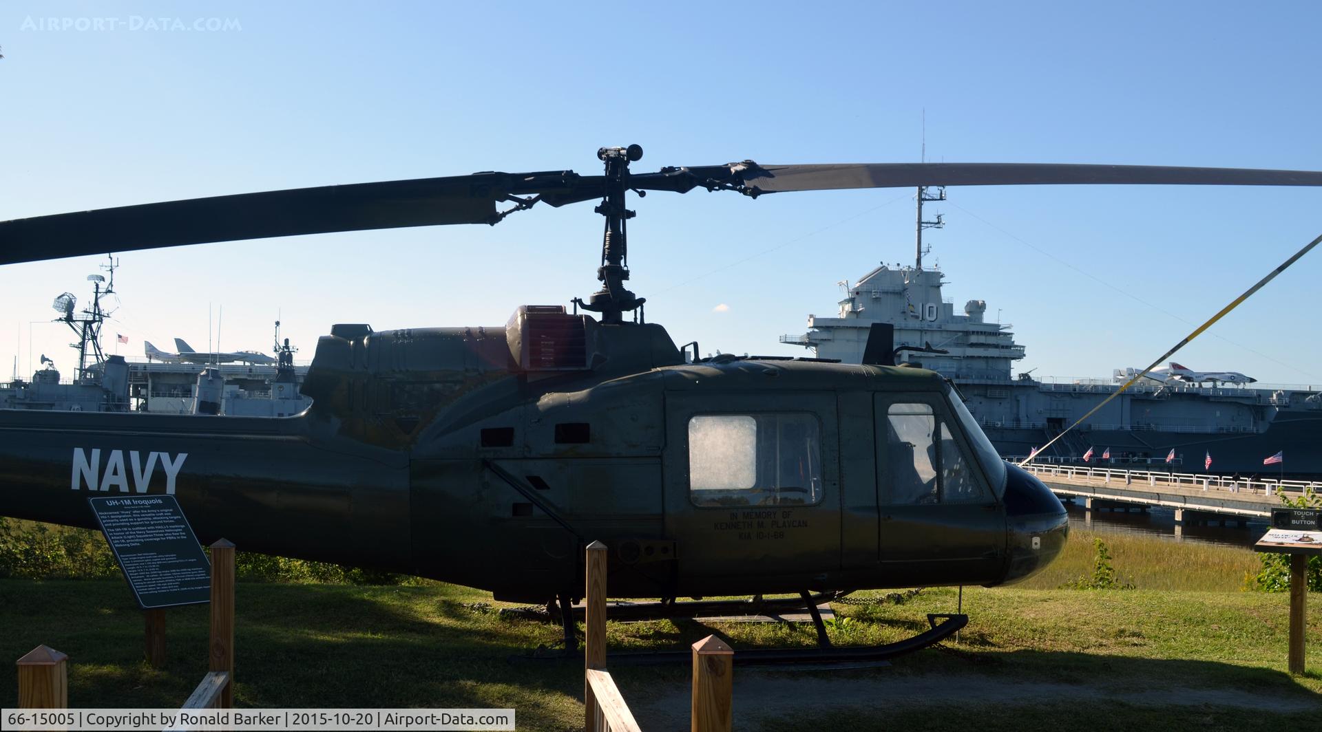 66-15005, Bell UH-1M Iroquois C/N 1733, UH-1M  Vietnam Village Patriots Point