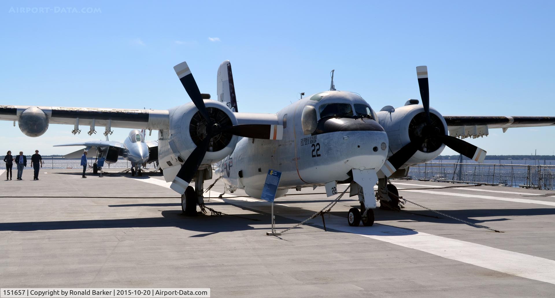 151657, Grumman S-2E Tracker C/N 190C, S-2E  USS Yorktown  Patriots Point