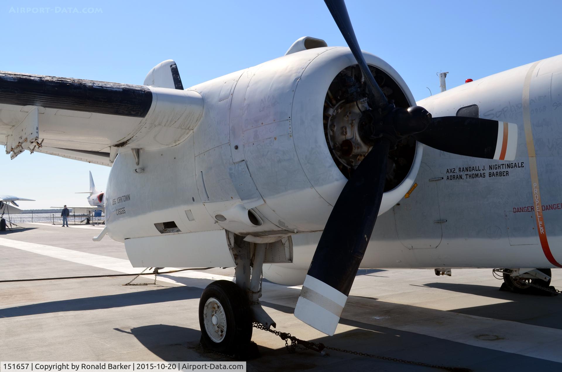 151657, Grumman S-2E Tracker C/N 190C, S-2E  USS Yorktown  Patriots Point