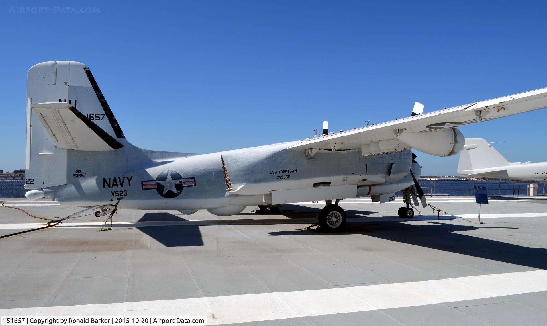 151657, Grumman S-2E Tracker C/N 190C, S-2E  USS Yorktown  Patriots Point