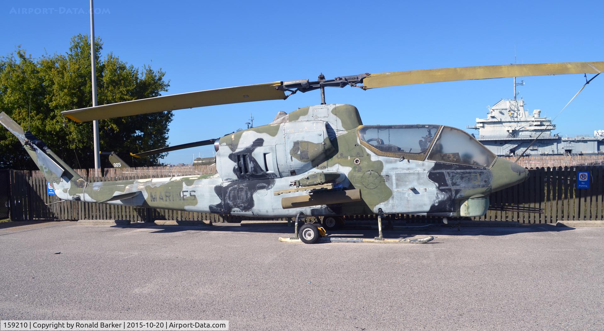159210, Bell AH-1J Sea Cobra C/N 26050, AH-1  Vietnam Village  patriots Point