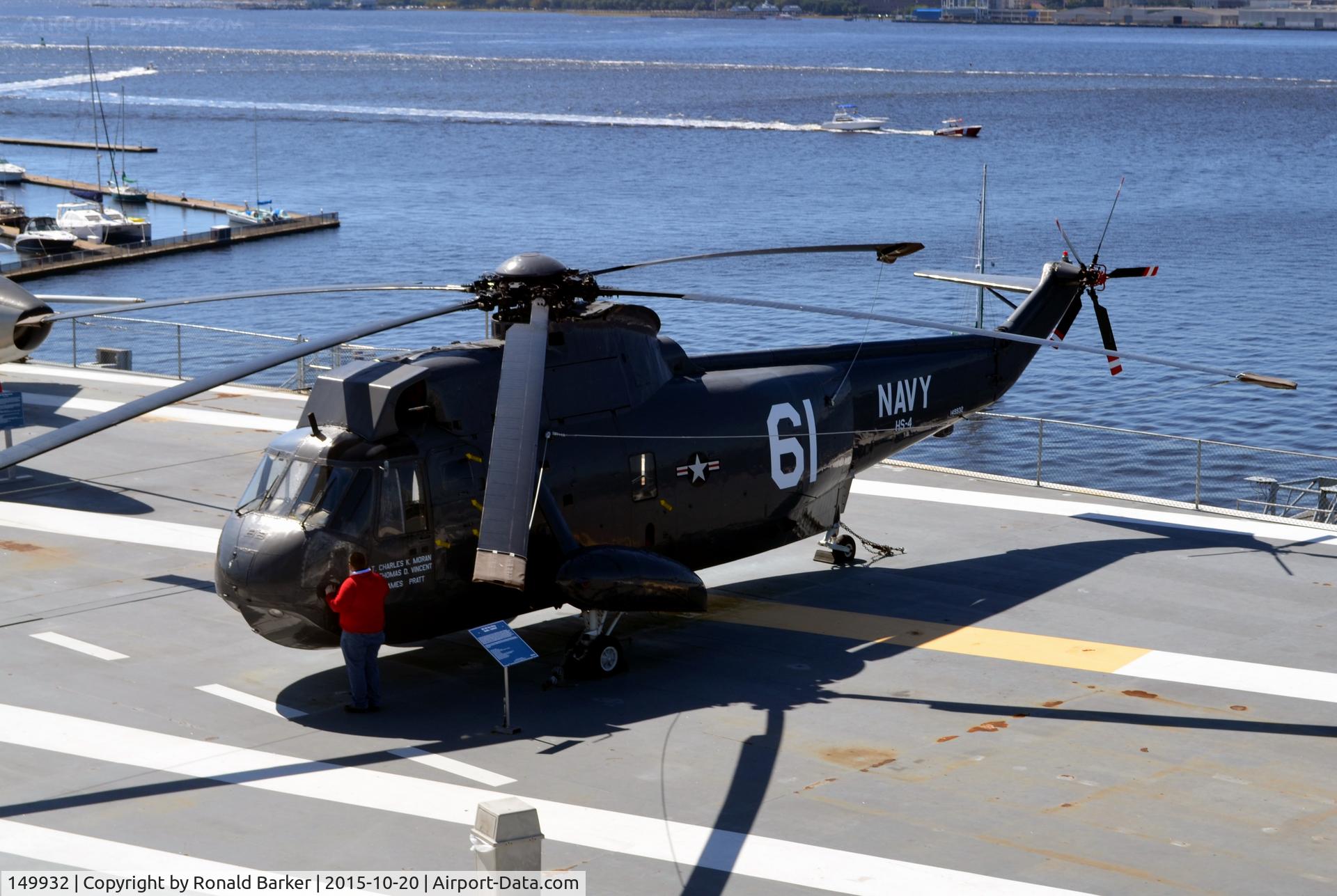 149932, Sikorsky SH-3G Sea King C/N 61-208, SH-3G  USS Yorktown  Patriots Point