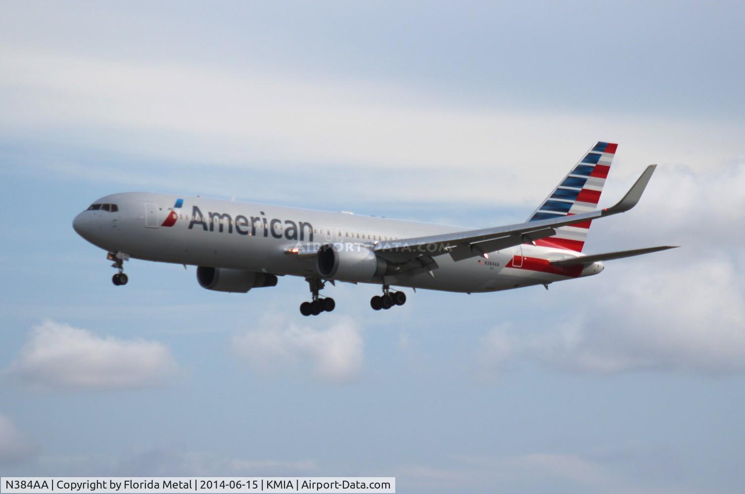 N384AA, 1993 Boeing 767-323 C/N 26996, MIA 2014