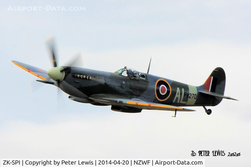ZK-SPI, Supermarine 361 Spitfire LF.XVIe C/N CBAF. IX3128, ITL Aviation Ltd., Palmerston North