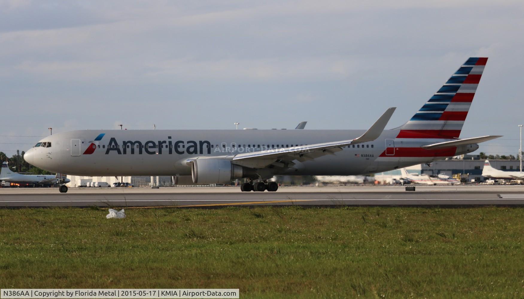 N386AA, 1994 Boeing 767-323/ER C/N 27060, MIA 2015