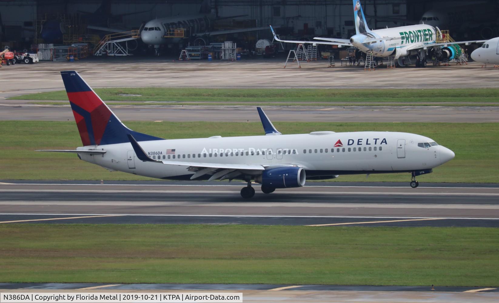 N386DA, 1999 Boeing 737-832 C/N 30373, TPA 2019