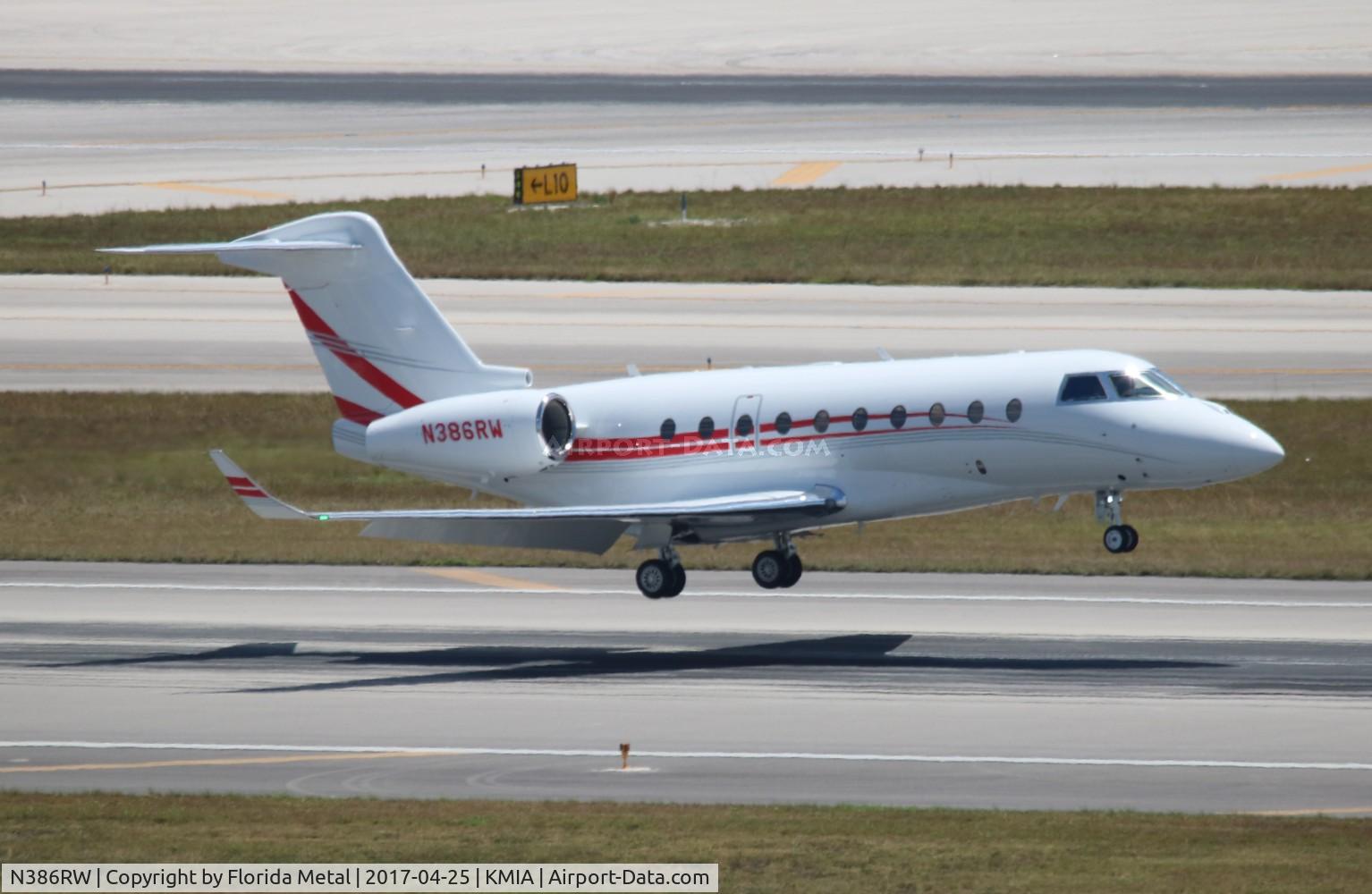 N386RW, 2014 Israel Aircraft Industries Gulfstream G280 C/N 2052, MIA 2017