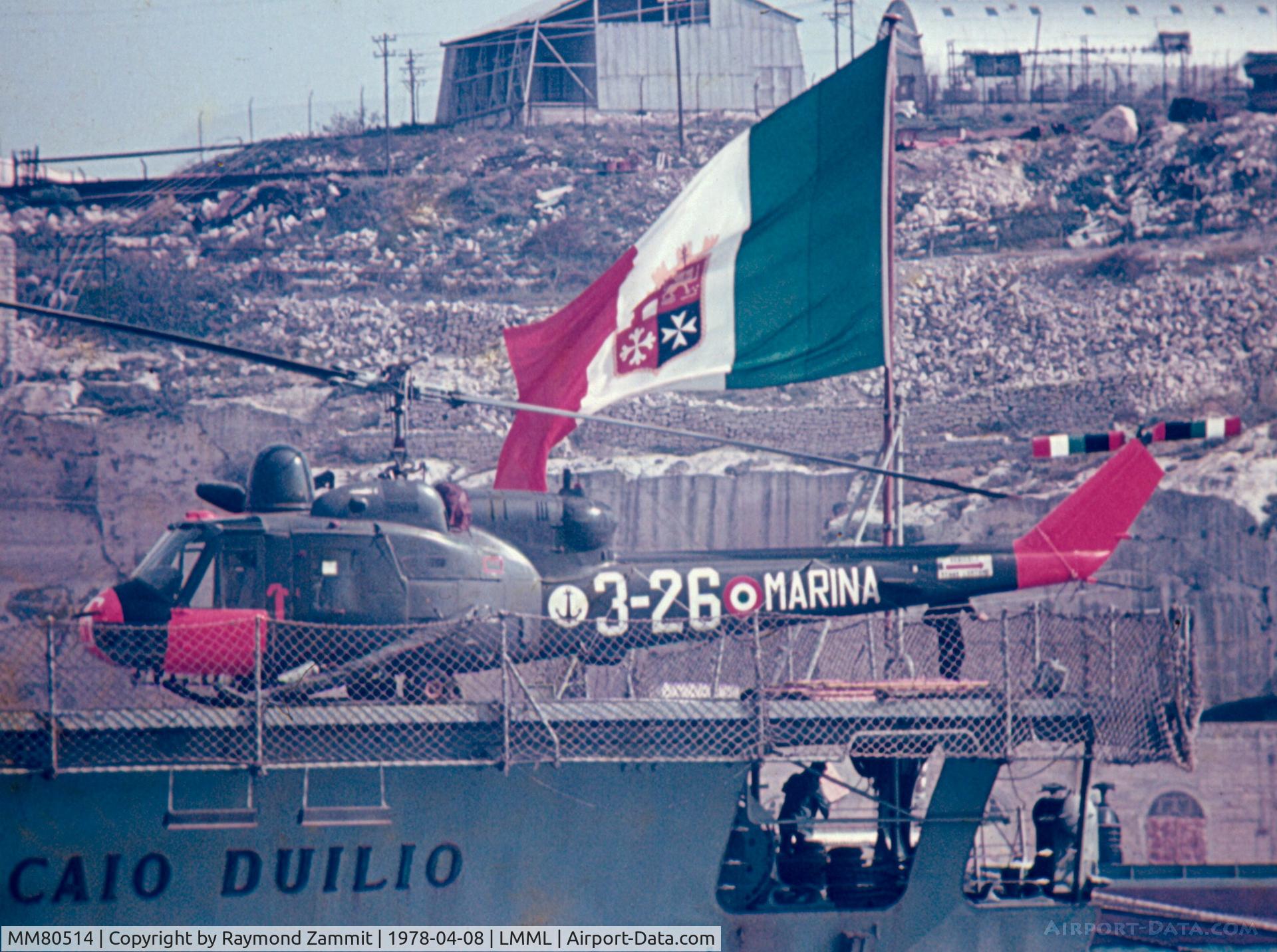MM80514, Agusta-Bell AB-204AS C/N 3223, Agusta Bell AB204AS MM80514/3-26 Italian Navy