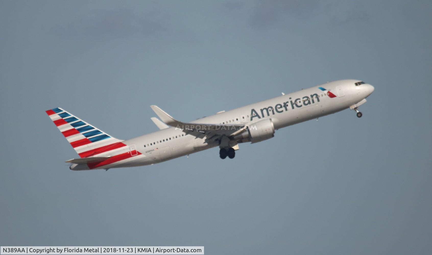 N389AA, 1994 Boeing 767-323 C/N 27449, MIA 2018