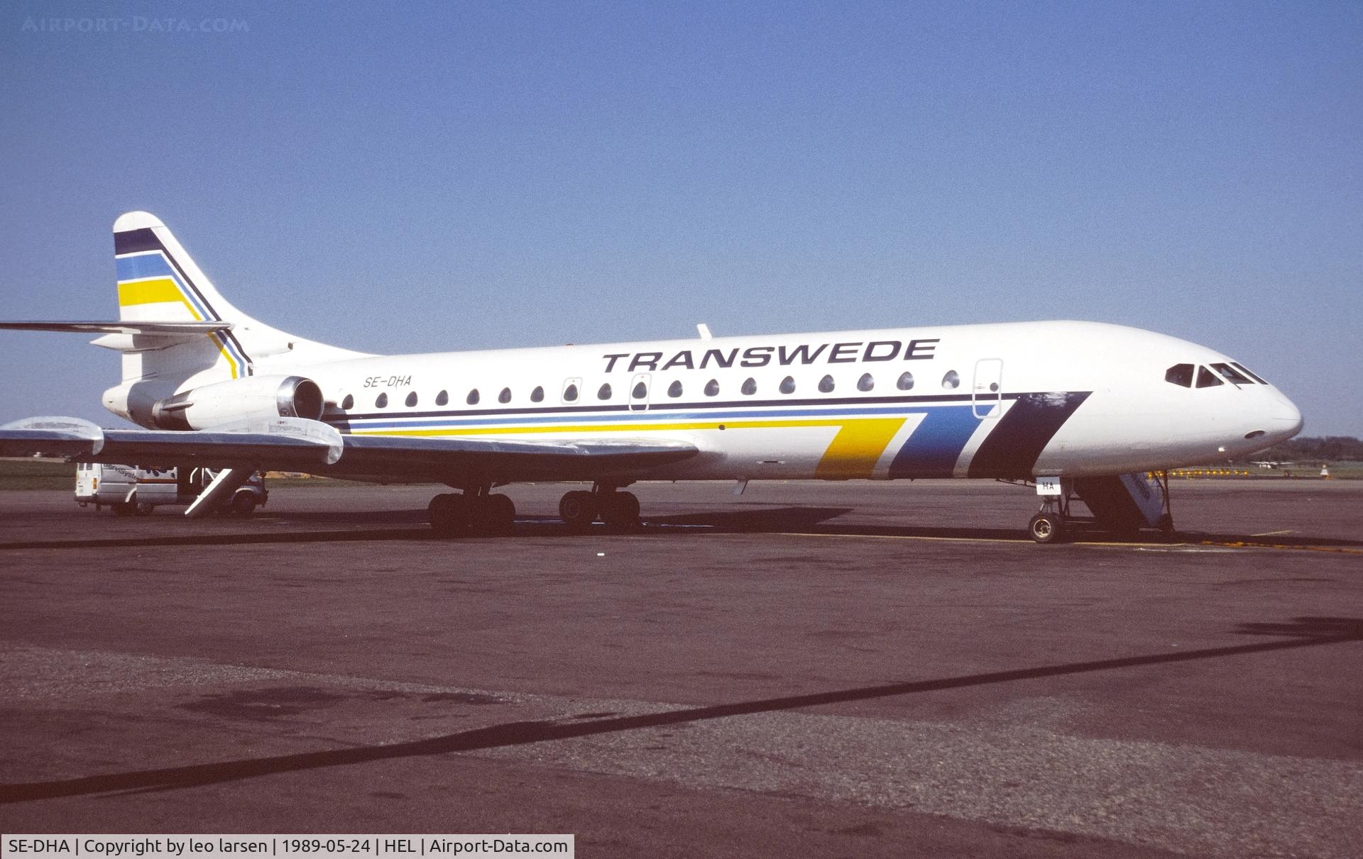 SE-DHA, 1969 Sud Aviation SE-210 Caravelle 10B3 Super B C/N 259, Helsinki 24.5.1989
