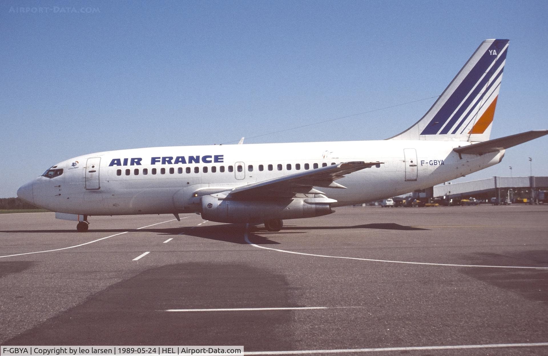 F-GBYA, 1982 Boeing 737-228 C/N 23000, Helsinki 24.5.1989