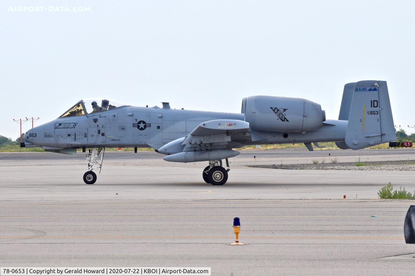 78-0653, 1978 Fairchild Republic A-10C Thunderbolt II C/N A10-0273, On the arm/de arm pad.