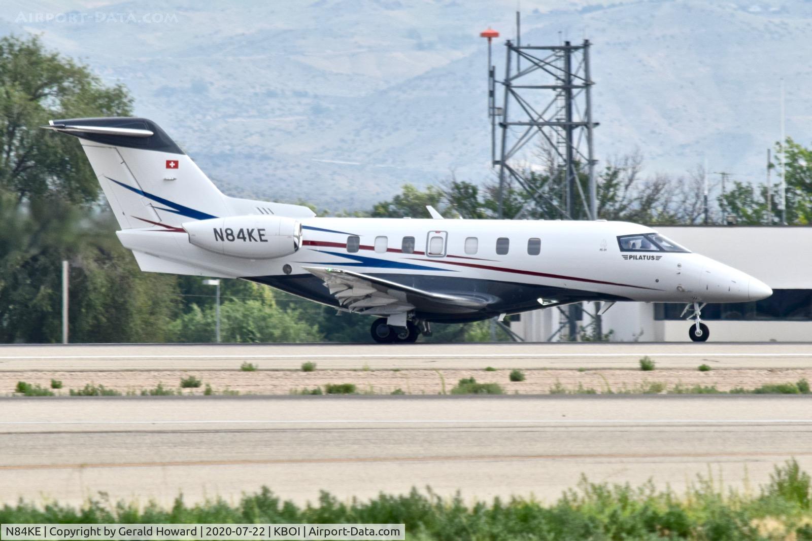 N84KE, 2018 Pilatus PC-24 C/N 103, Take off run on 10L.