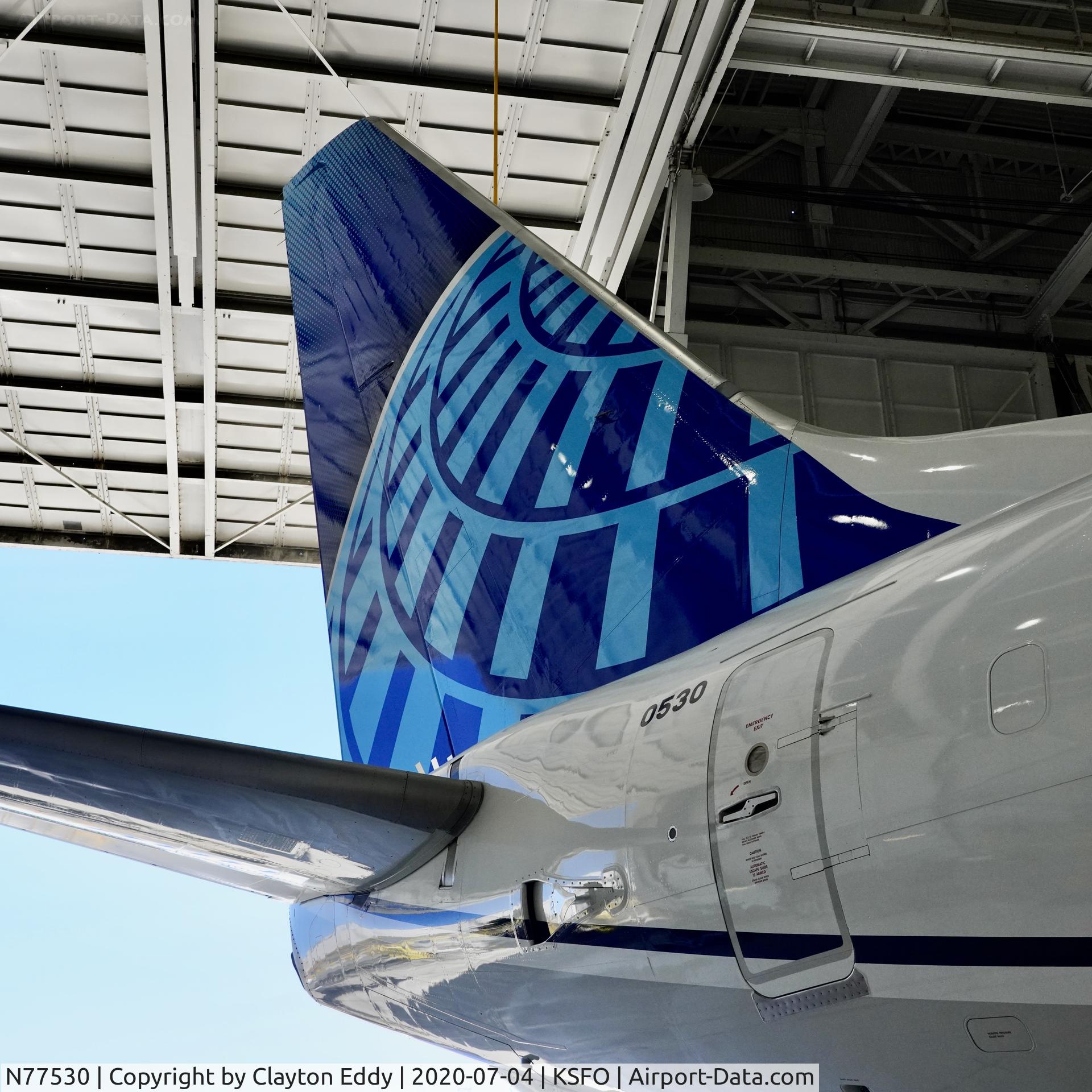 N77530, 2011 Boeing 737-824 C/N 39998, SFO 2020.