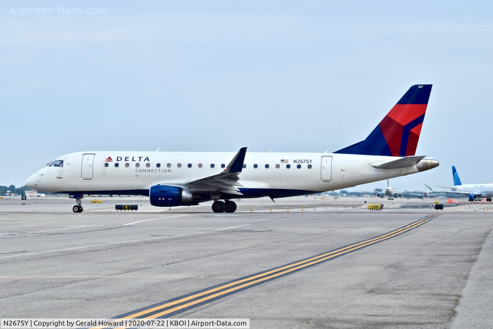 N267SY, 2018 Embraer ERJ-175LL (ERJ-170-200LL) C/N 17000722, Taxi from the gate.