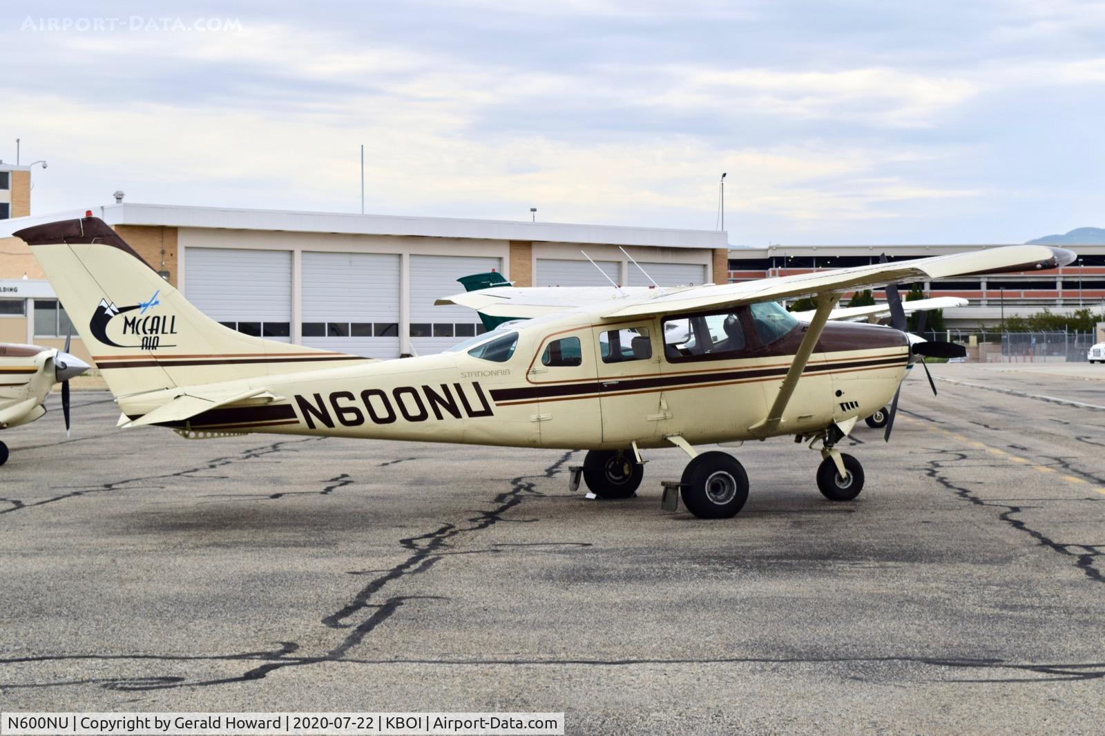 N600NU, 1977 Cessna U206G Stationair C/N U20603976, Parked on the back country ramp.