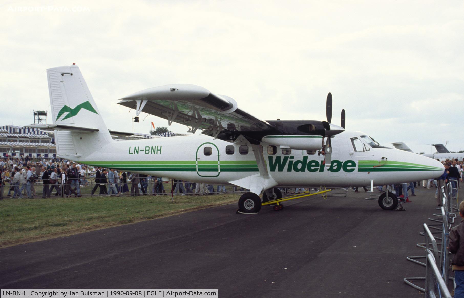 LN-BNH, 1979 De Havilland Canada DHC-6-300 Twin Otter C/N 624, Wideroe