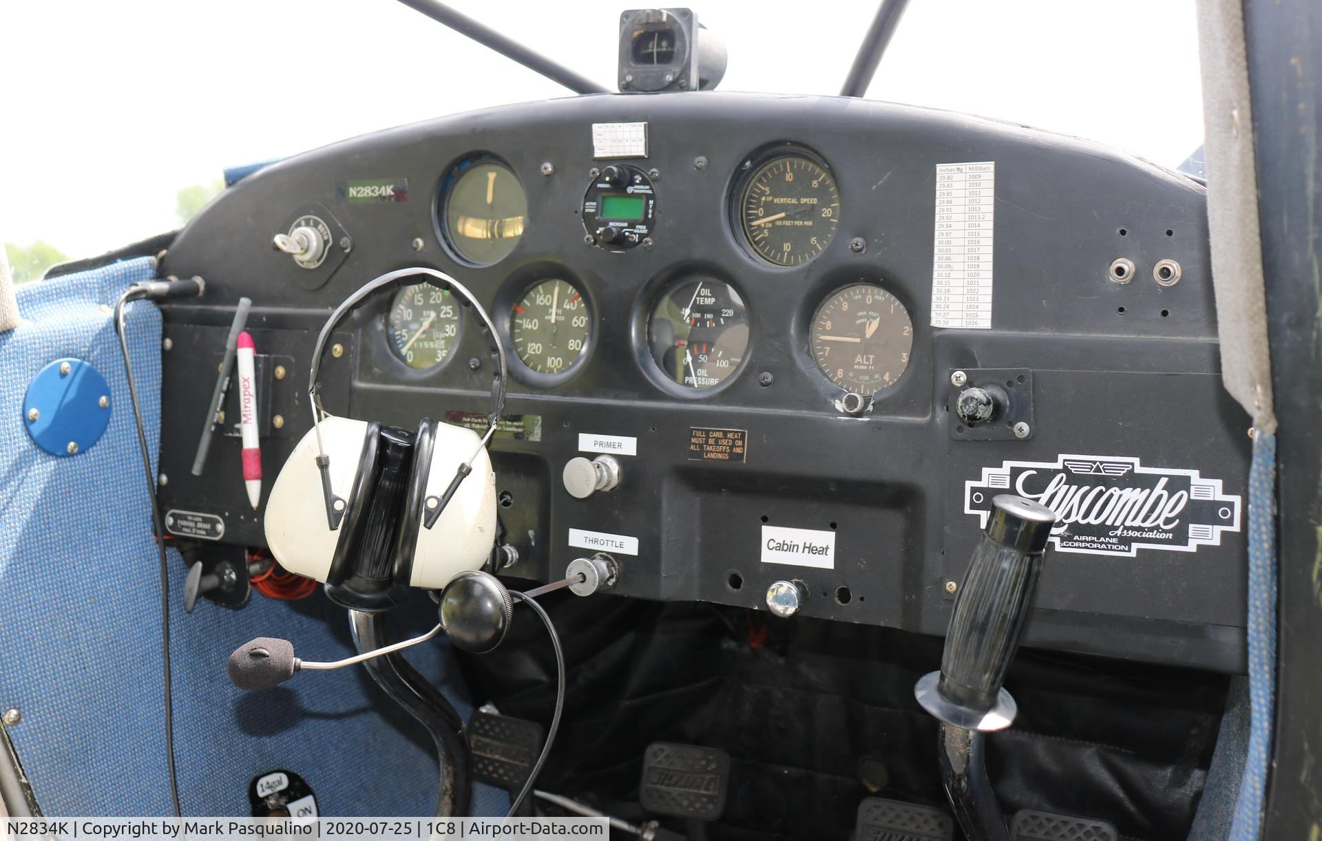 N2834K, 1947 Luscombe 8A C/N 5561, Luscombe 8A
