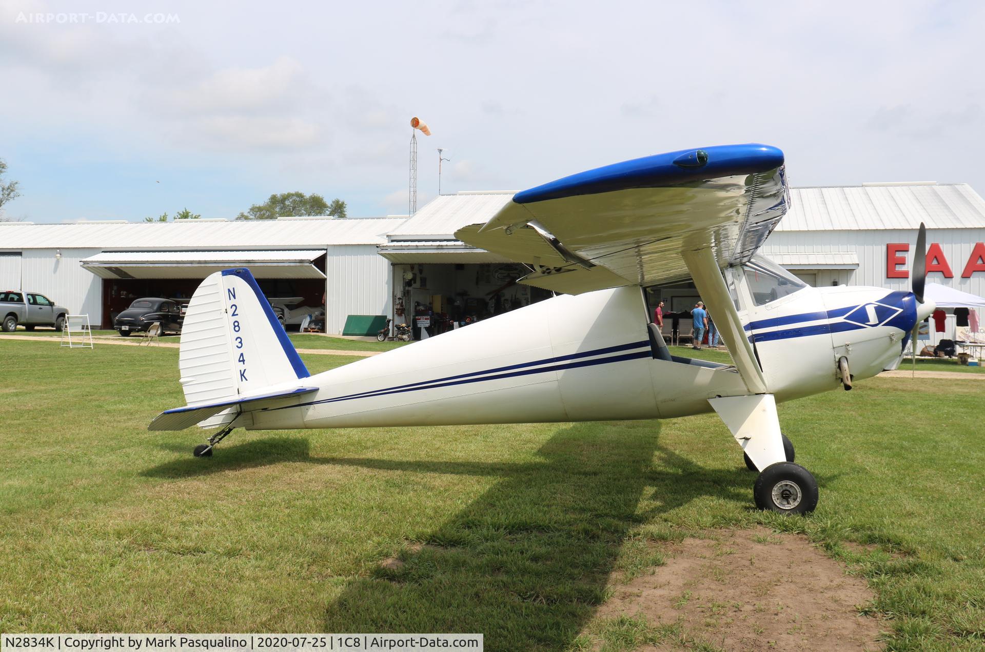 N2834K, 1947 Luscombe 8A C/N 5561, Luscombe 8A