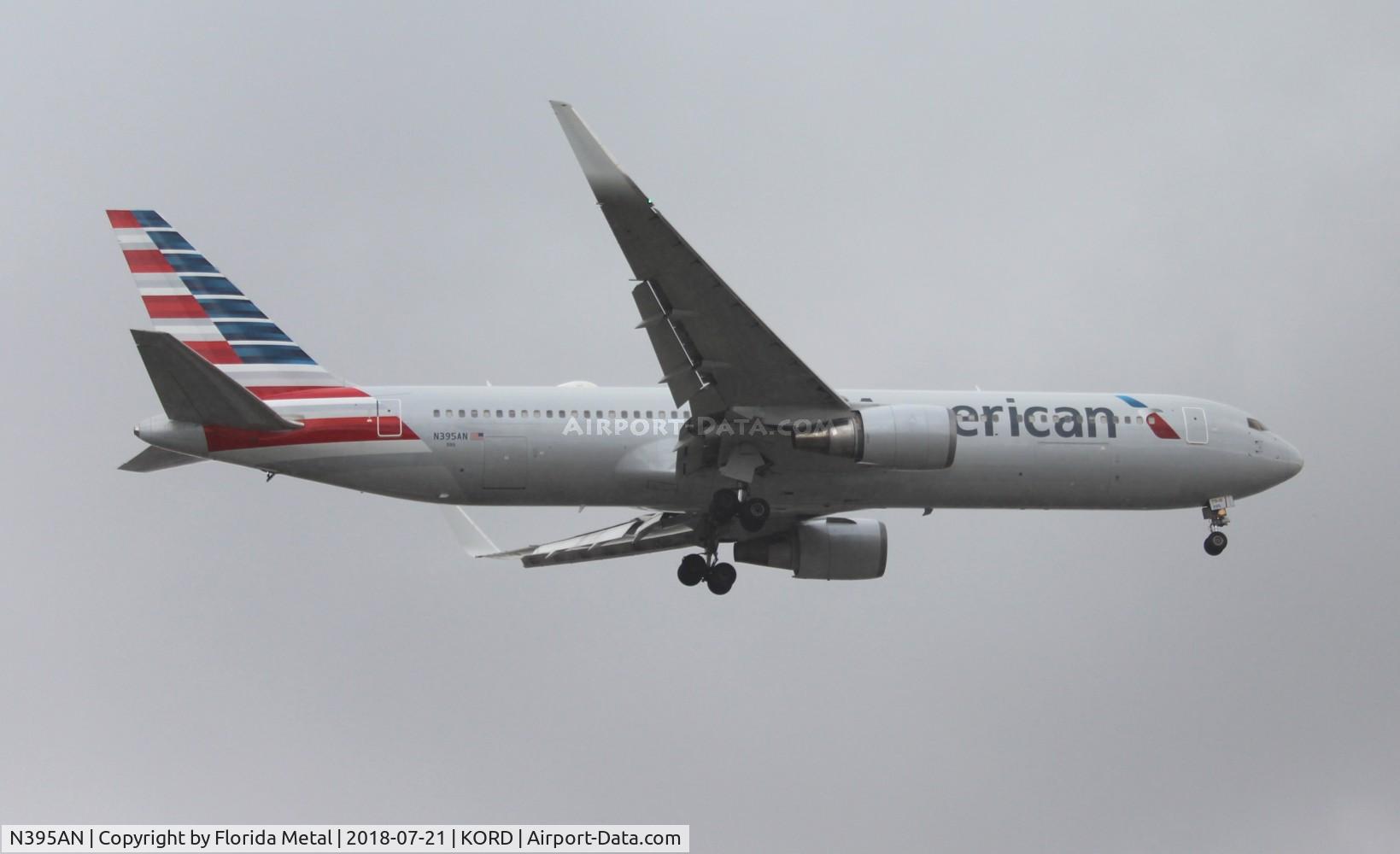 N395AN, 1998 Boeing 767-323 C/N 29432, ORD 2018