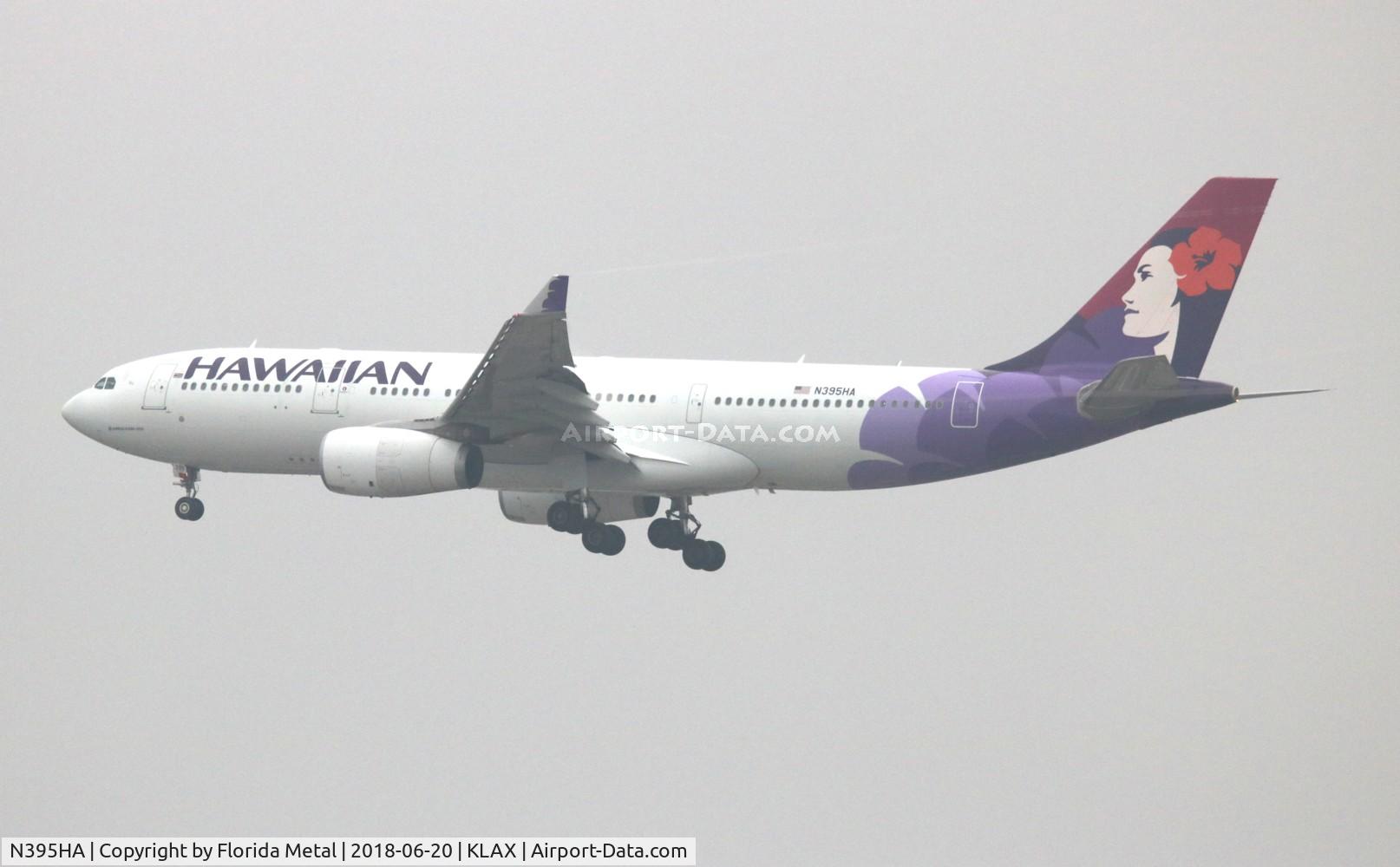 N395HA, 2013 Airbus A330-243 C/N 1469, LAX 2018