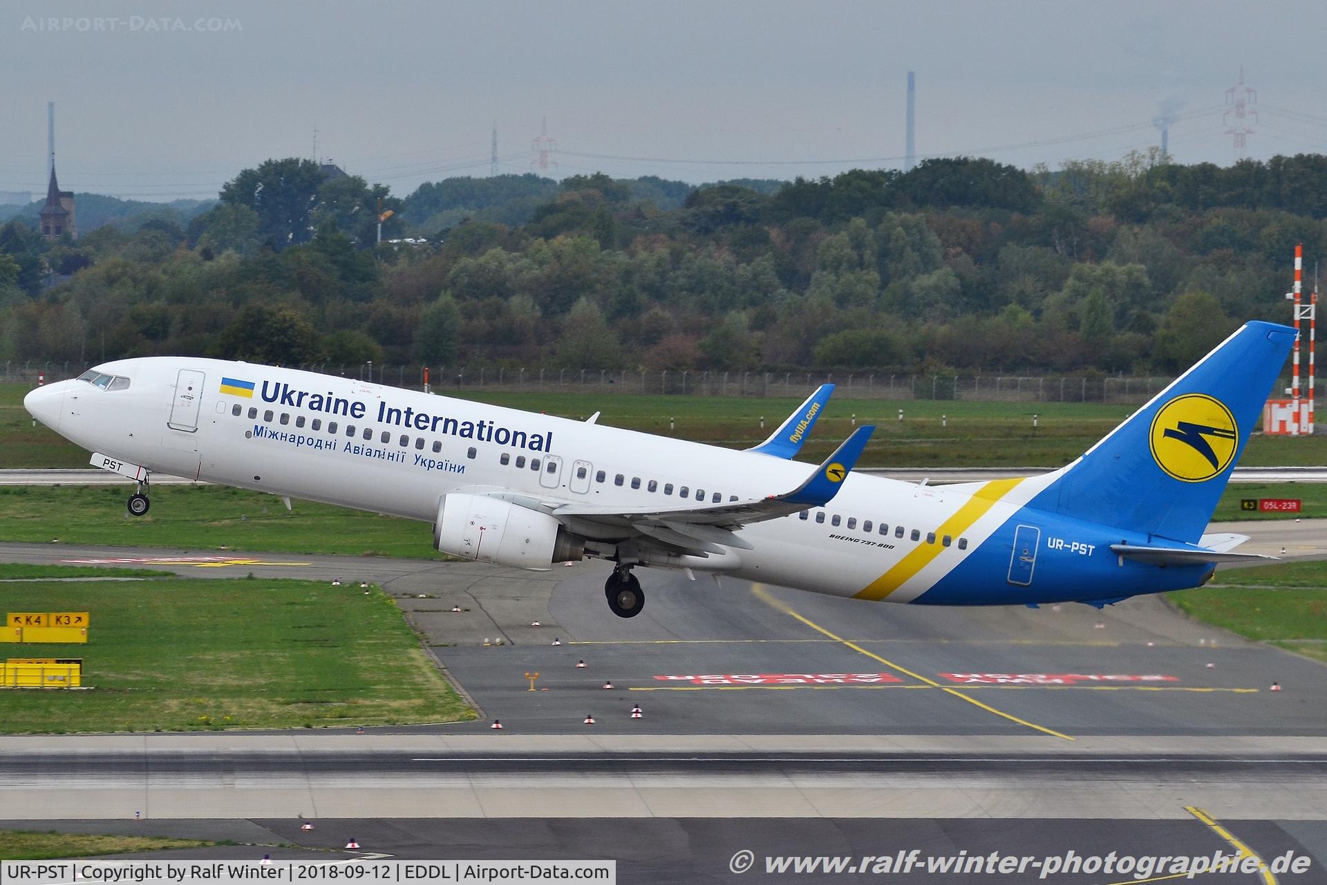 UR-PST, 2009 Boeing 737-8AS C/N 37534, Boeing 737-8AS(W) - PS AUI Ukraine Interntaional Airlines - 37534 - UR-PST - 12.09.2018 - DUS