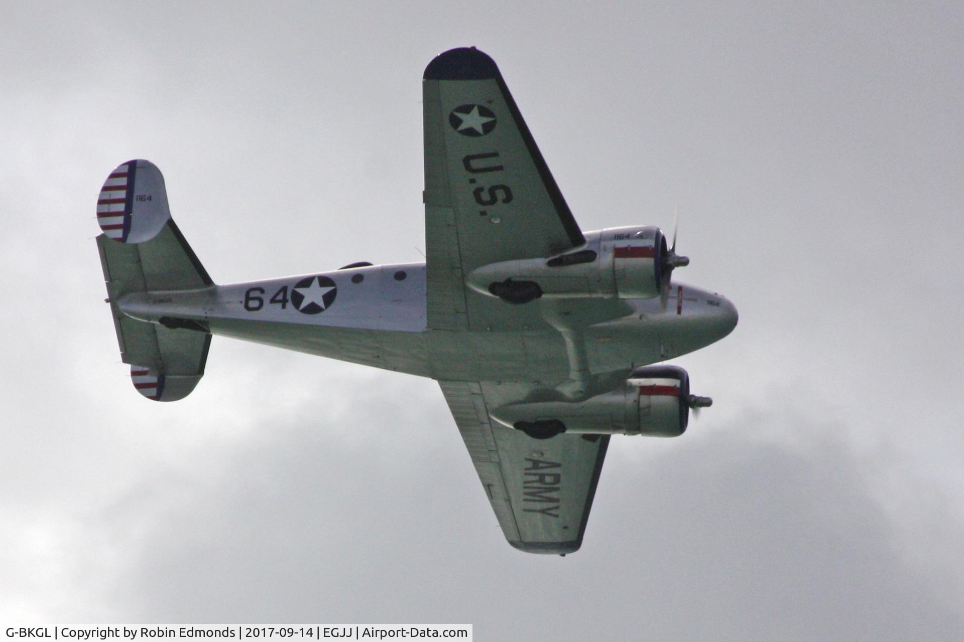 G-BKGL, 1952 Beech Expeditor 3TM C/N CA-164 (A-764), Jersey International Airshow