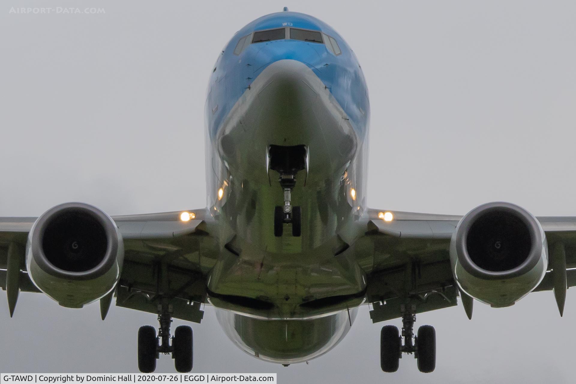 G-TAWD, 2012 Boeing 737-8K5 C/N 37265, BRS 26/07/20