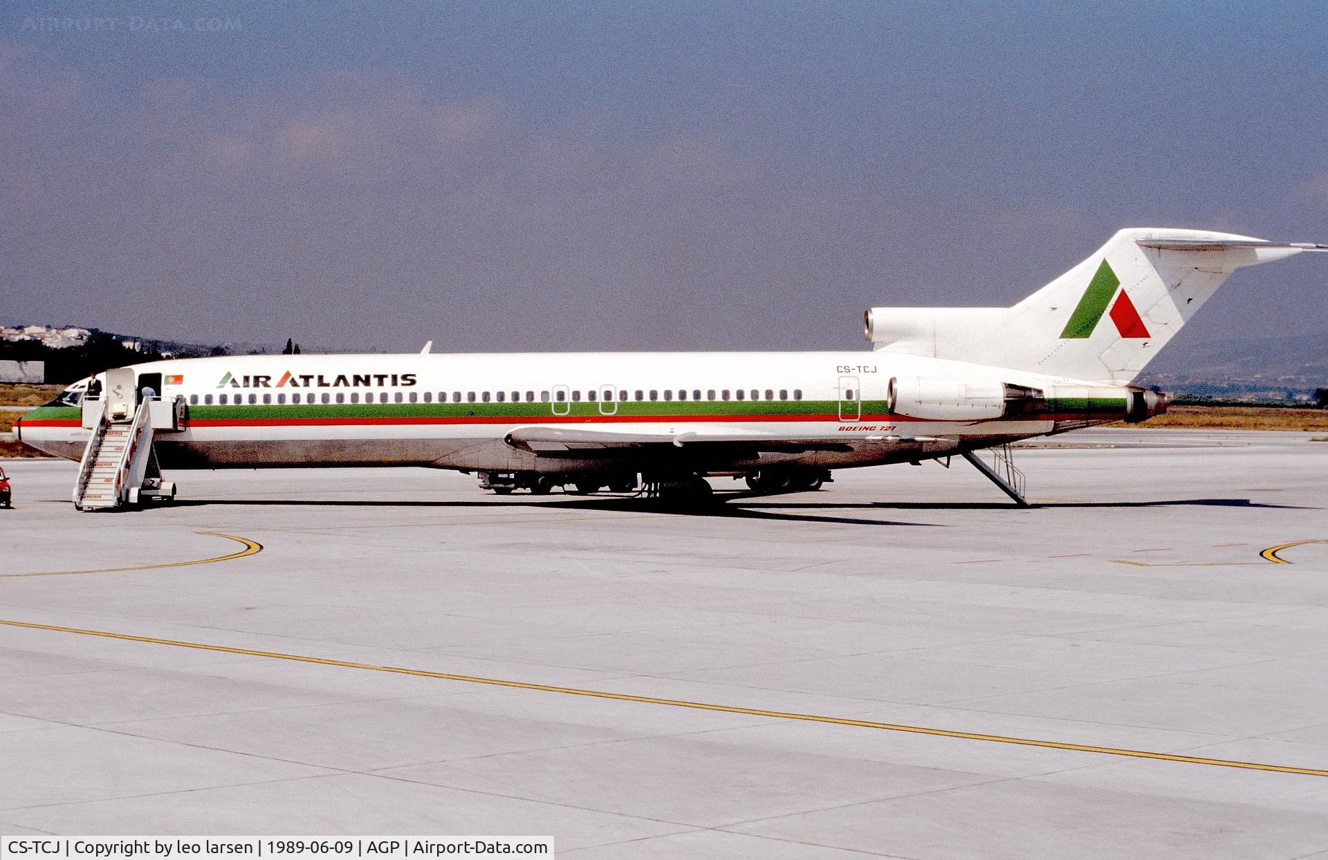 CS-TCJ, 1975 Boeing 727-232 C/N 21018, Malaga 9.6.1989