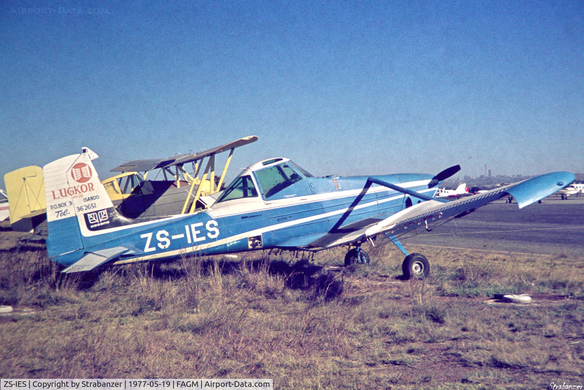 ZS-IES, Cessna A188B C/N 188-00848, AGWAGON A188B  c/n 188-00848 

This is a scan of one of my slides