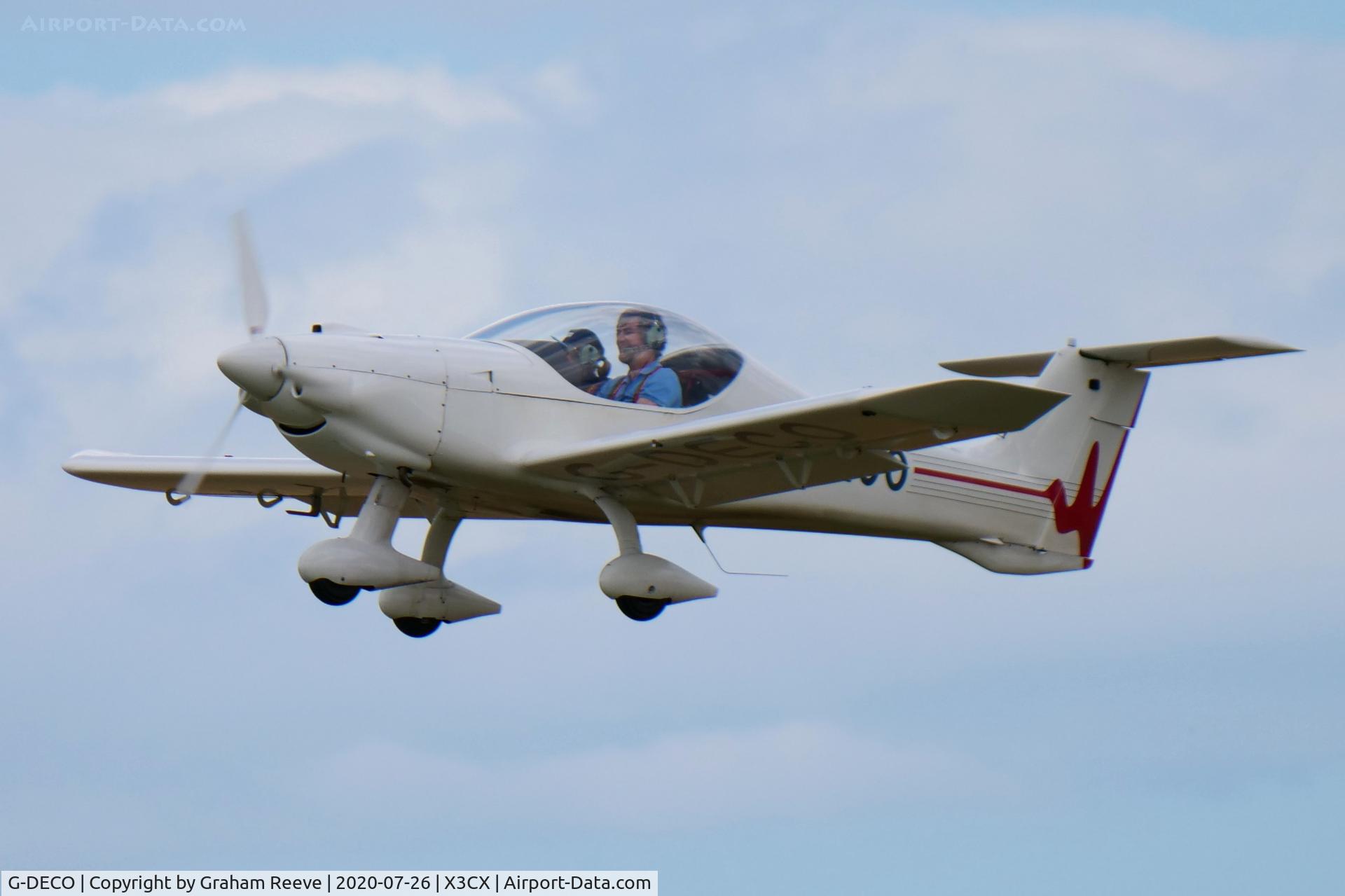 G-DECO, 2004 Dyn'Aero MCR-01 Club Banbi C/N PFA 301A-14246, Departing from Northrepps.