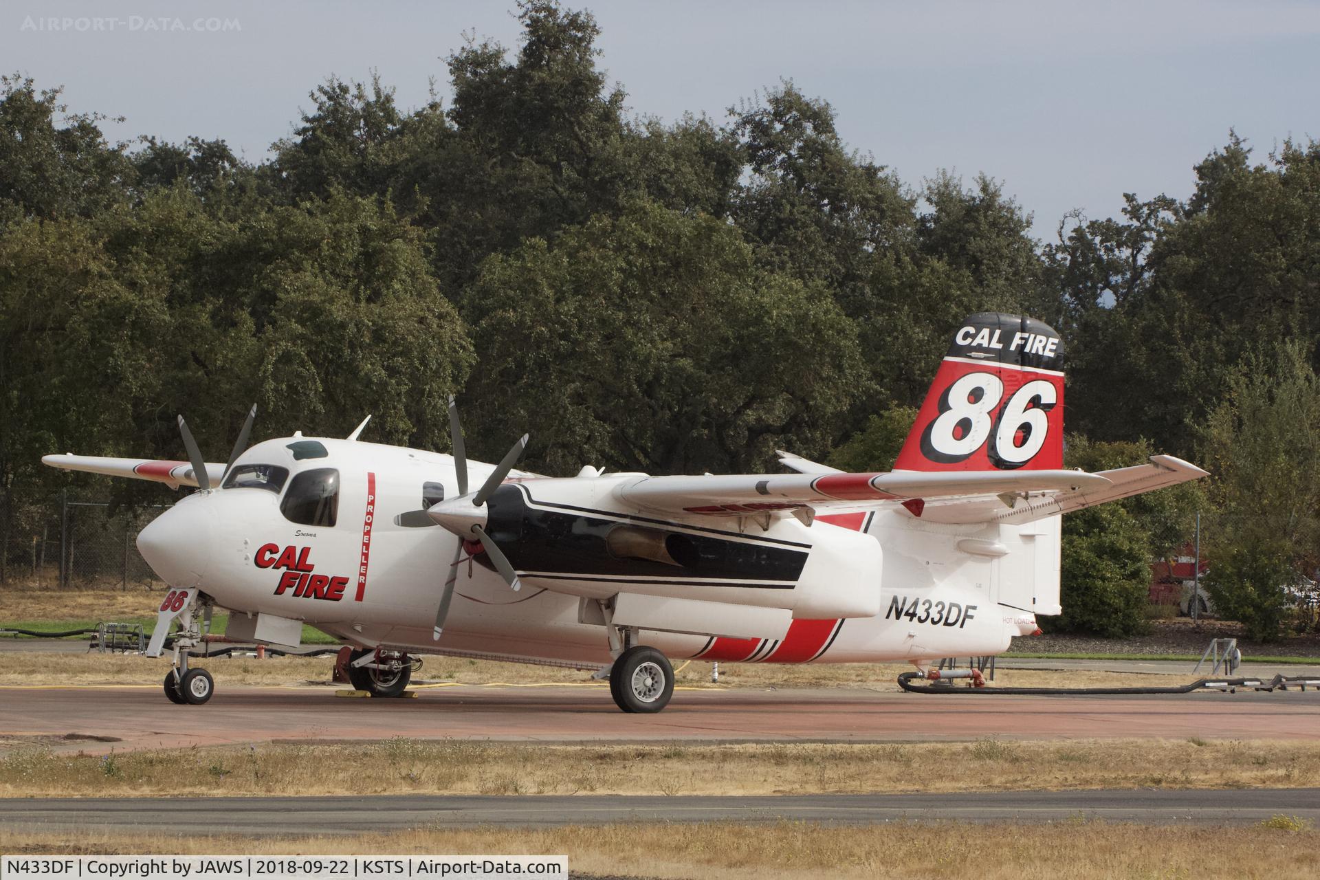 N433DF, Marsh Aviation S-2F3AT C/N 149855, N433DF Marsh Aviation S-2F3AT at KSTS on 9/22/2018