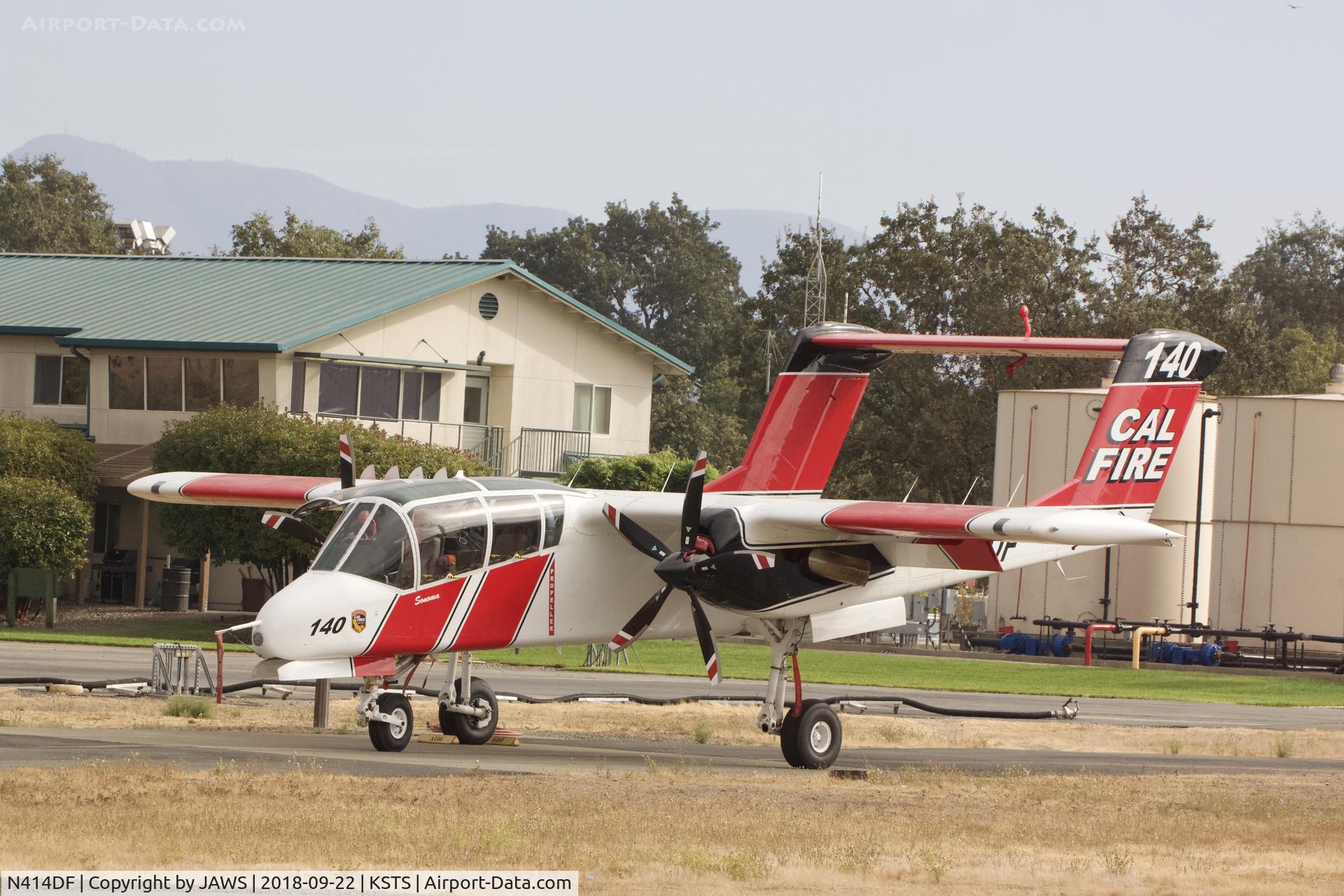 N414DF, North American OV-10A Bronco C/N 30526M16, N414DF North American OV-10A at KSTS ON 9/22/2018