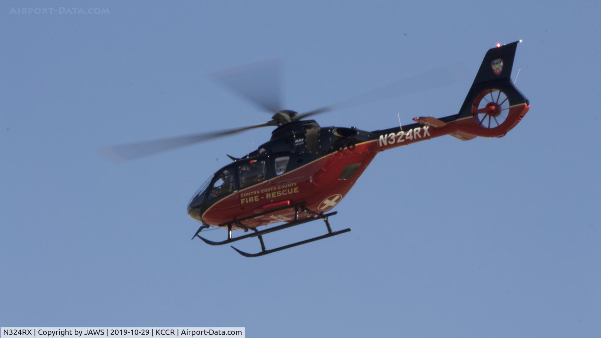 N324RX, 2018 Airbus Helicopters EC-135P-3 C/N 1274, N324RX Airbus Helicopters EC-135P-3 landing at KCCR on 10/29/2019